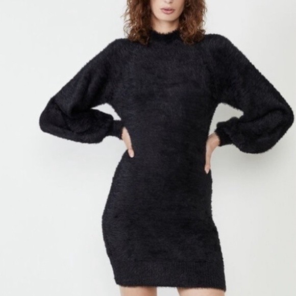 Bardot Bell Sleeve Knit Dress - Picture 1 of 9
